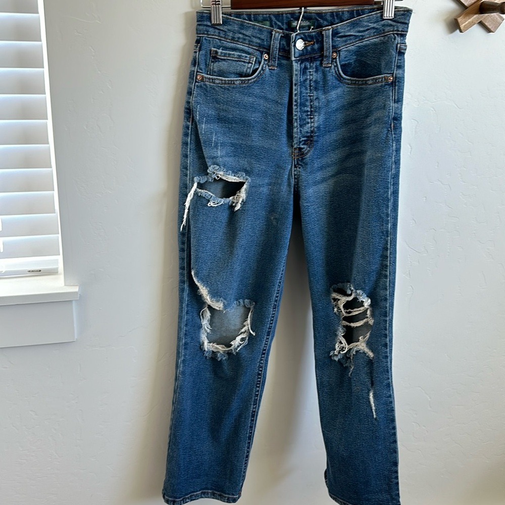 straight leg jeans